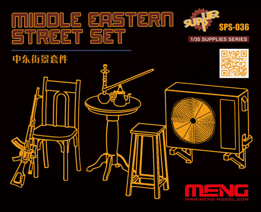 Meng Model MMSPS-036 Middle Eastern Street Detailing Set 1:35 Model Kit