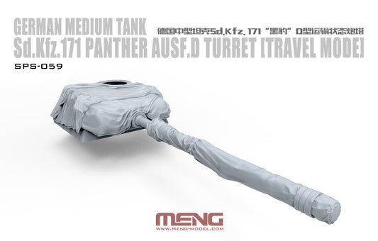 Meng Model MMSPS-059 Panther Ausf.D Turret Wrapped Mode 1:35 Model Kit