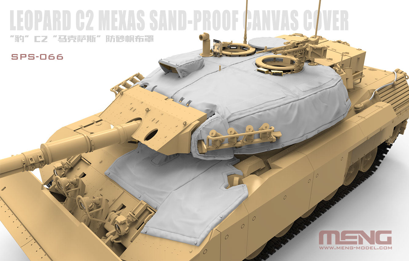 Meng Model MMSPS-066 Leopard C2 MEXAS Canvas Cover 1:35 Model Kit