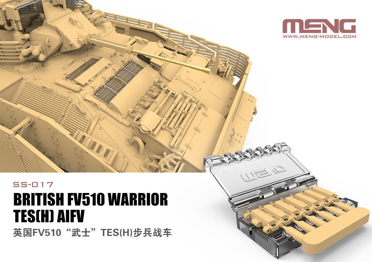 Meng Model MMSS-017 British FV510 Warrior TES 1:35 Model Kit