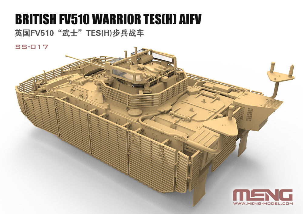 Meng Model MMSS-017 British FV510 Warrior TES 1:35 Model Kit