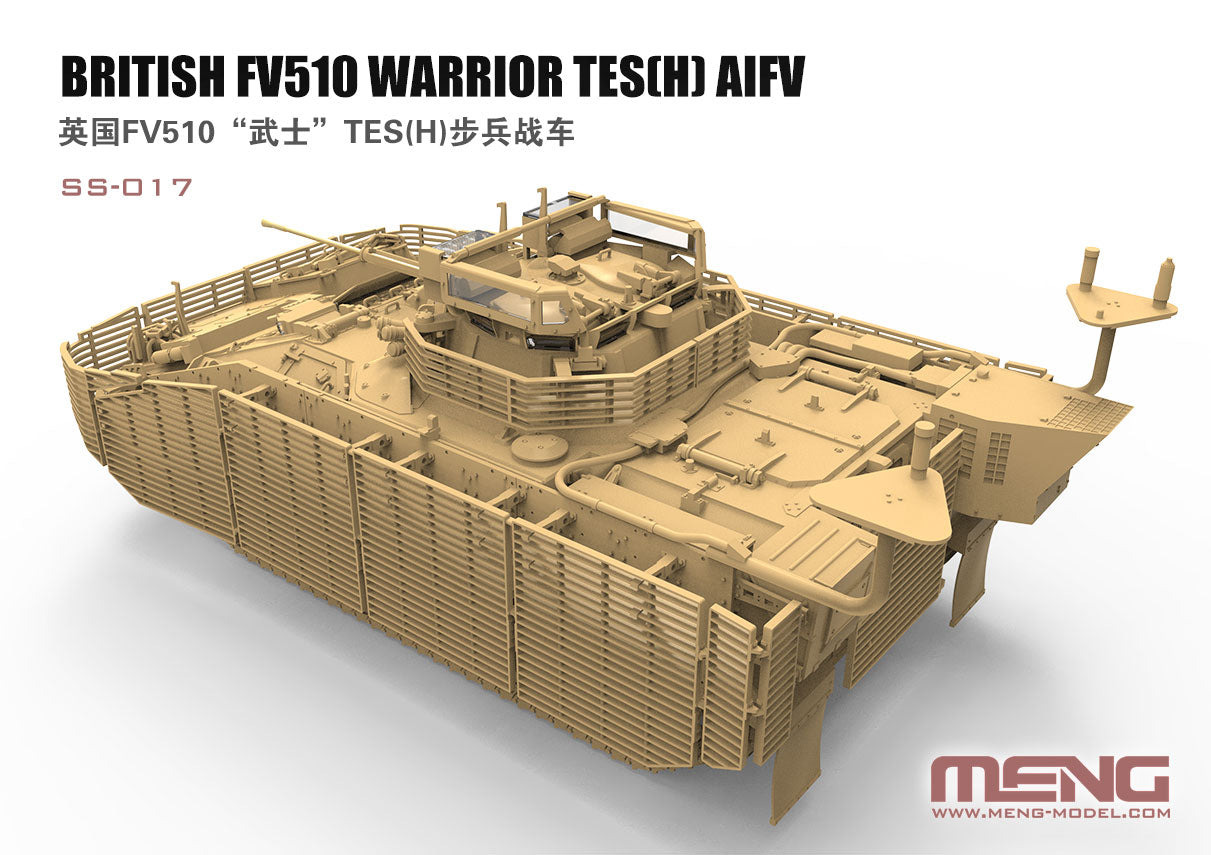 Meng Model MMSS-017 British FV510 Warrior TES 1:35 Model Kit
