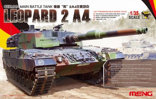 Meng Model MMTS-016 Leopard MBT 2 A4 German Main Battle Tank 1:35 Model Kit