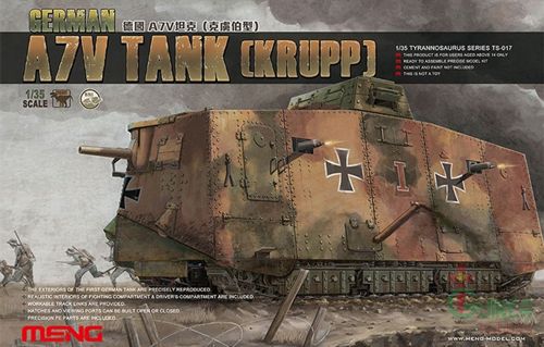 Meng Model MMTS-017 German A7V Tank 1:35 Model Kit