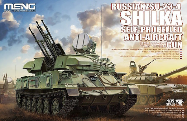 Meng Model MMTS-023 Soviet ZSU-23-4 Shilka Self-propelled Anti-aircraft Gun 1:35 Model Kit
