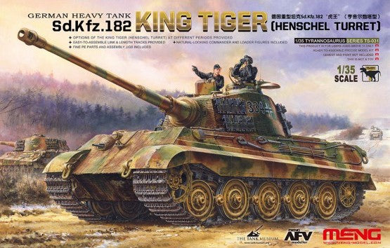 Meng Model MMTS-031 Pz.Kpfw.VI King Tiger Sd.Kfz.182 1:35 Model Kit