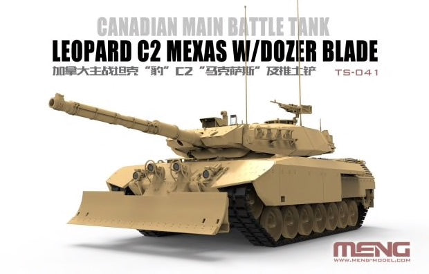 Meng Model MMTS-041 Leopard C2 Mexas with Dozer Blade 1:35 Model Kit