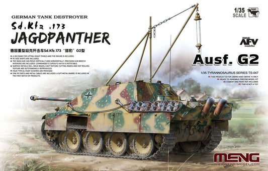 Meng Model MMTS-047 Jagdpanther Ausf.G2 Sd.Kfz.173 with crane and engine 1:35 Model Kit