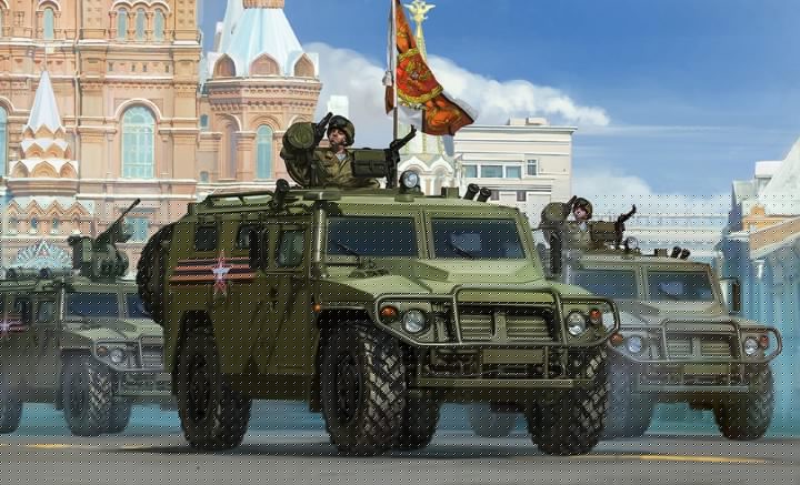 Meng Model MMVS-008 Soviet GAZ 233115 Tiger-M SpN 1:35 Model Kit