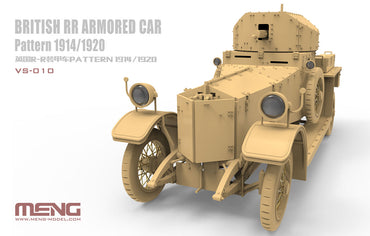 Meng Model MMVS-010 British Rolls-Royce Armoured Car Pattern 1914/1920 1:35 Model Kit