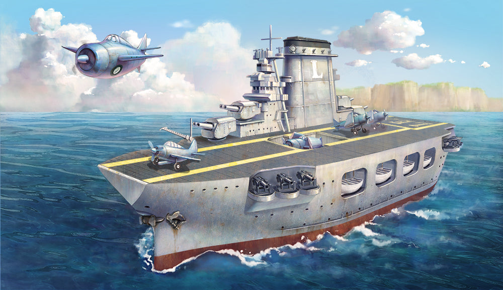Meng Model MMWB-001 Lexington Warship Builder Toon Model Kit