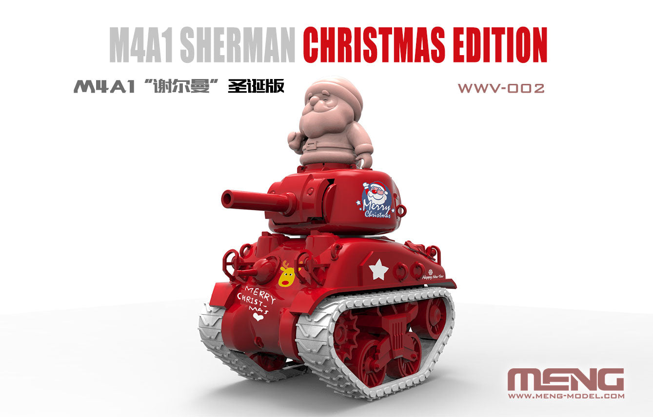 Meng Model MMWWV-002 M4A1 Sherman Christmas Edition Model Kit