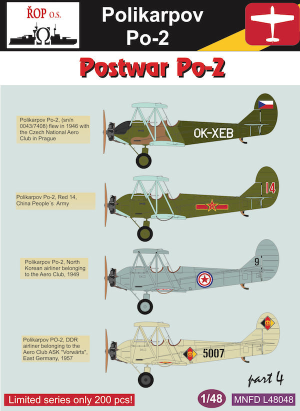 ROP o.s. MNFD48048 1:48 Polikarpov PO-2/U-2