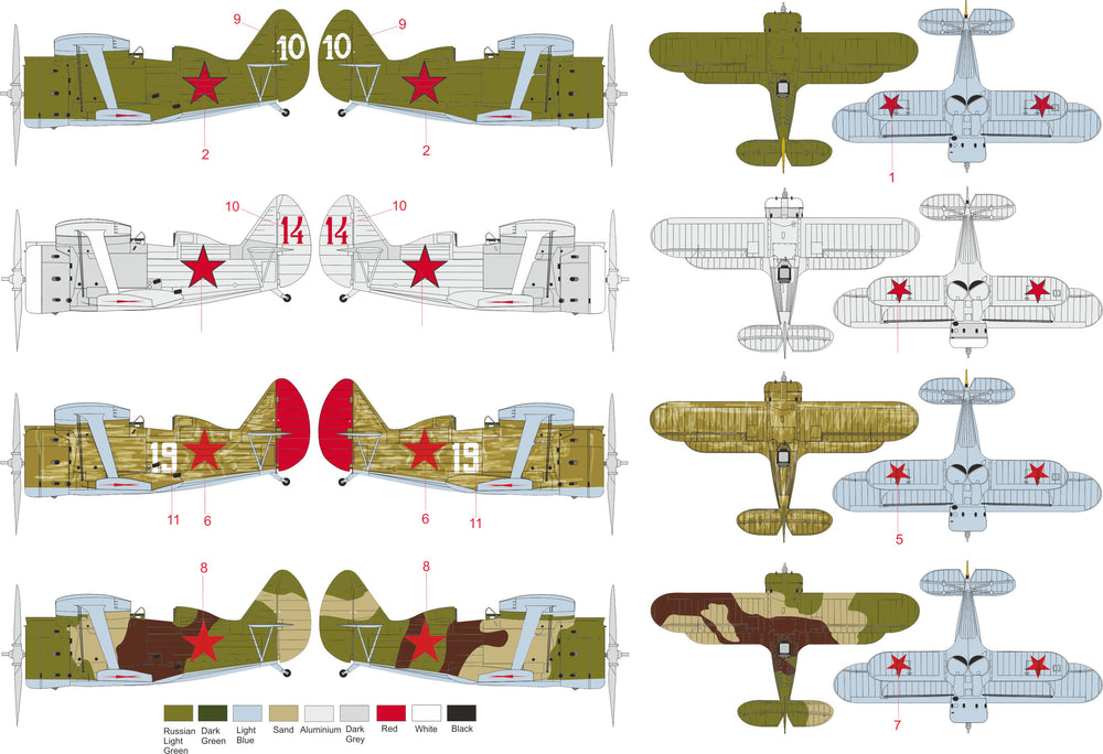 ROP o.s. MNFDL72021 1:72 Polikarpov I-153