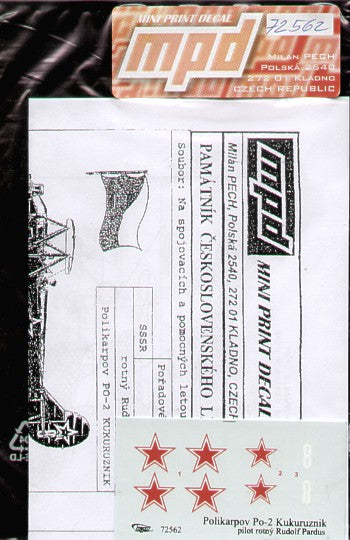 MPD/Mini Print MPD72562 1:72 Polikarpov Po-2