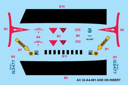 Milspec MPEC32001 TA-4J Skyhawk Casper Blue Angels 1:32