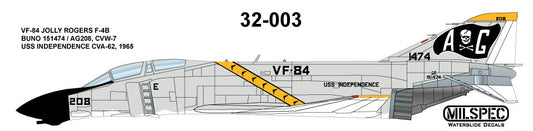 Milspec MPEC32003 F-4B Phantom VF-84 Jolly Rogers 1:32