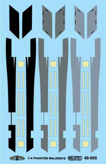 Milspec MPEC48005 1:48 McDonnell F-4B Phantom Walkways/Formation Lights