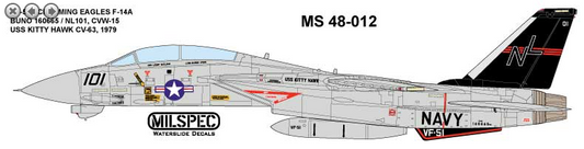 Milspec MPEC48012 F-14A Tomcat VF-51 Screaming Eagles 1:48