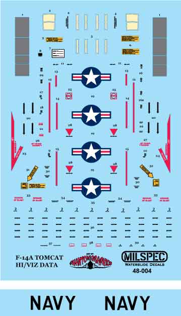 Milspec MPEC48018 F-14A Tomcat VF-2 Bounty Hunters 1:48