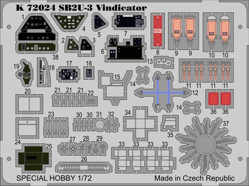 MPM MPMK72024 1:72 Vought SB2U-3 Vindicator