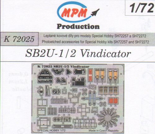 MPM MPMK72025 1:72 Vought SB2U-1/SB2U-2 Vindicator