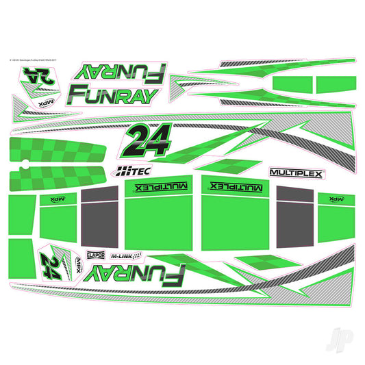 Multiplex Decal Sheet FunRay 1-00126