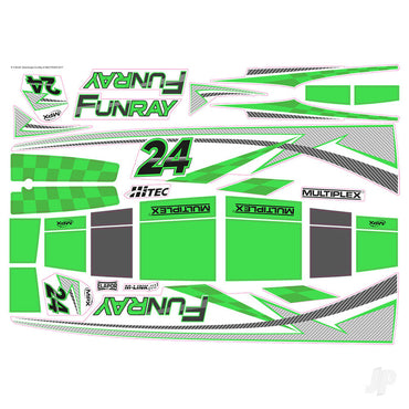 Multiplex Decal Sheet FunRay 1-00126