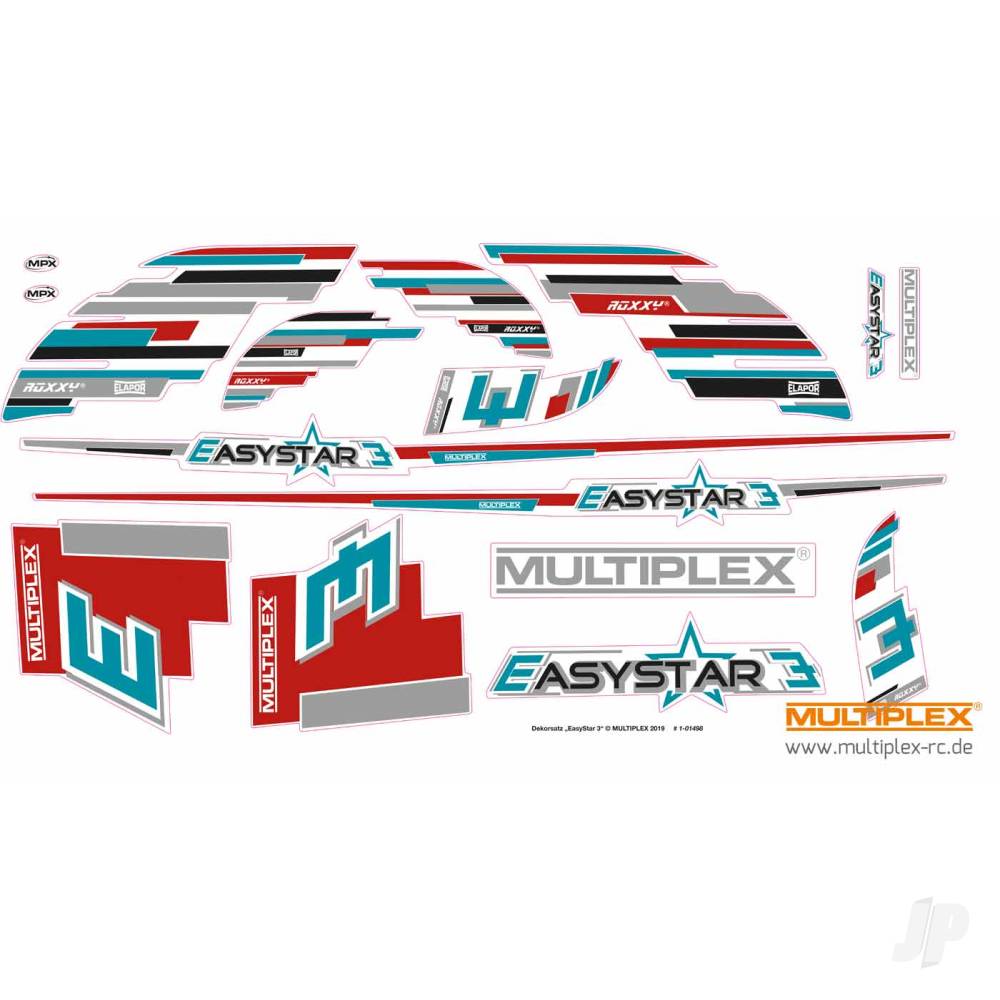 Multiplex EasyStar 3 Decals 1-01498