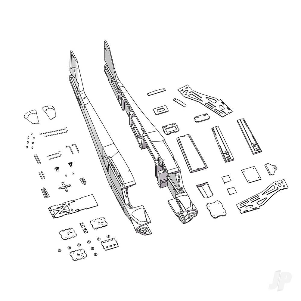 Multiplex FunCub XL Fuselage Set 224430