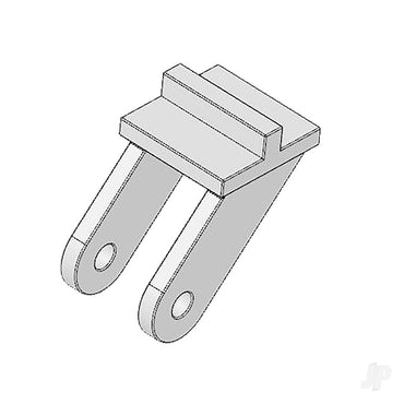 Multiplex Horn "Twin" 10x20and pushrod connector, 2pcs 703458