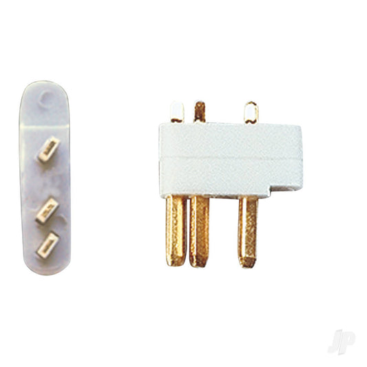 Multiplex 3-Pin Servo Plugs 5 pcs (MPX) 85218