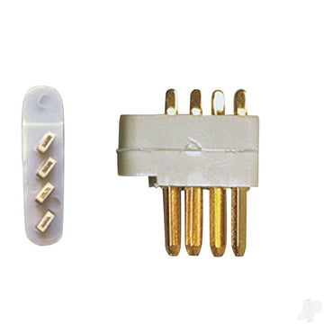 Multiplex 4-Pin servo plug 5pcs (MPX) 85222