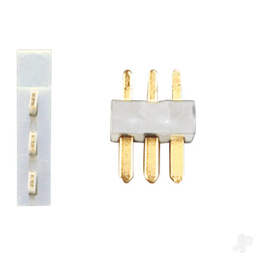 Multiplex Flat plug 3pin/5pcs (MP) 85224