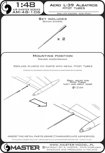 Master MR48-106 1:48 Aero L-39C Albatros
