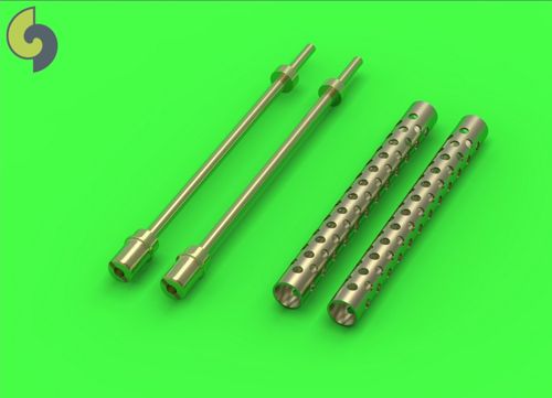 Master MRGM35-005 1:35 Browning M1919 .30 cal machine gun barrels one pc muzzle
