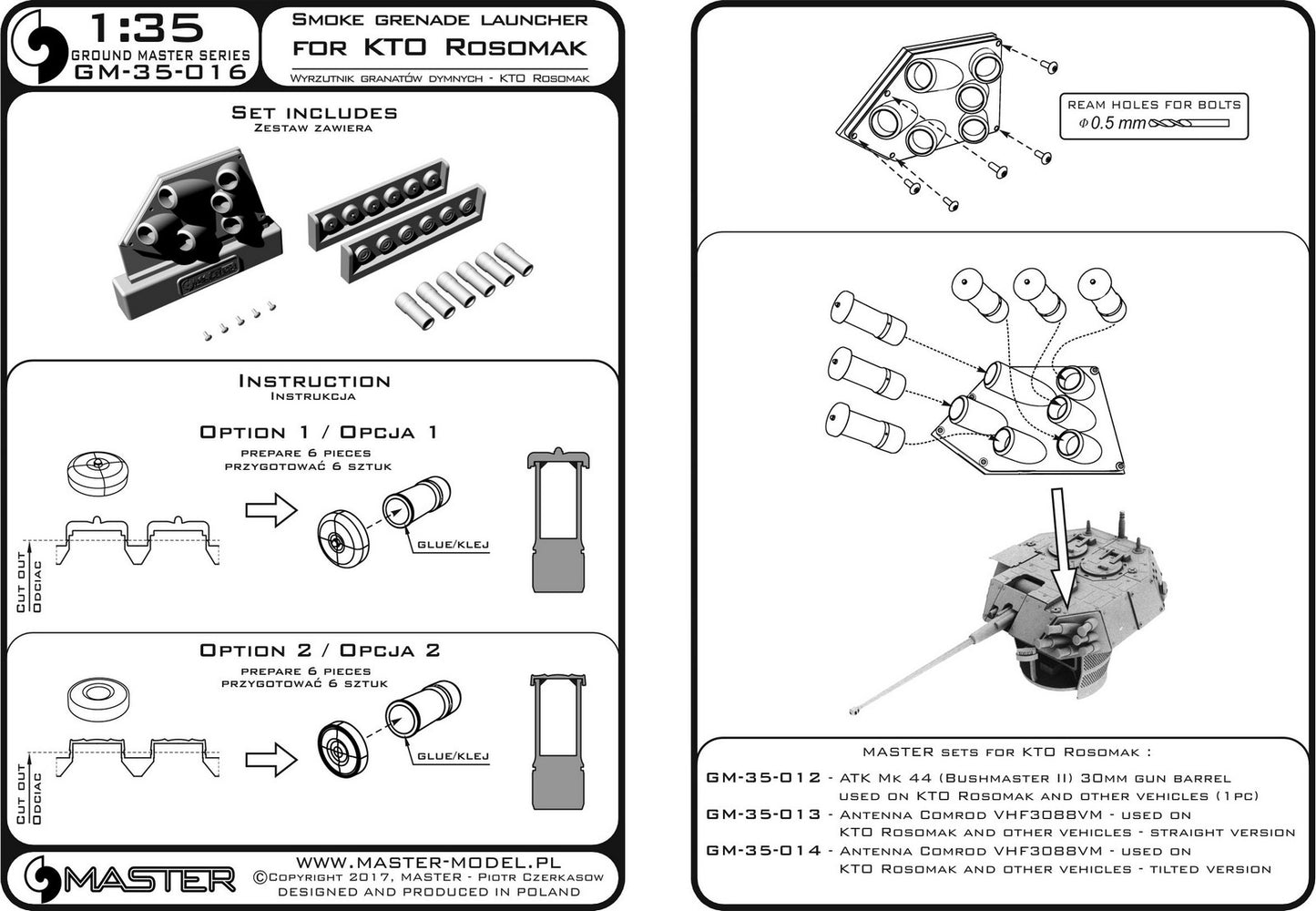 Master MRGM35-015 1:35 KTO Rosomak