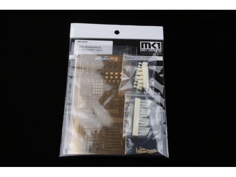 Mk.1 Design MS-20003 1:200 Bismark/Bismarck German Battleship 1941 accessory set