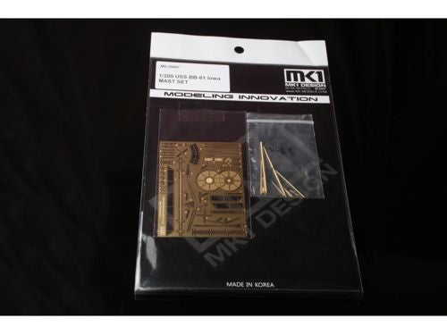 Mk.1 Design MS-20007 USS Iowa BB-61 Mast Detail Set 1:200