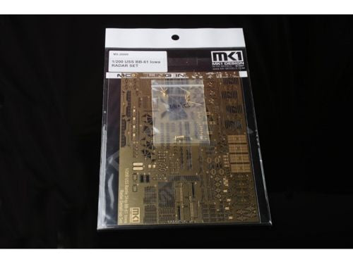 Mk.1 Design MS-20009 USS Iowa BB-61 Radar Detail Set 1:200