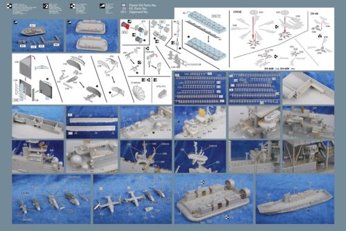 Mk.1 Design MS-35021 1:350 LHD-1 USS Wasp DETAIL-UP ETCHED PART