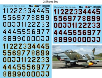 Microscale MS72035 1:72 German Luftwaffe Fighter Code Numbers
