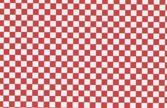Microscale MSCH145 1/4 inches Red Checks