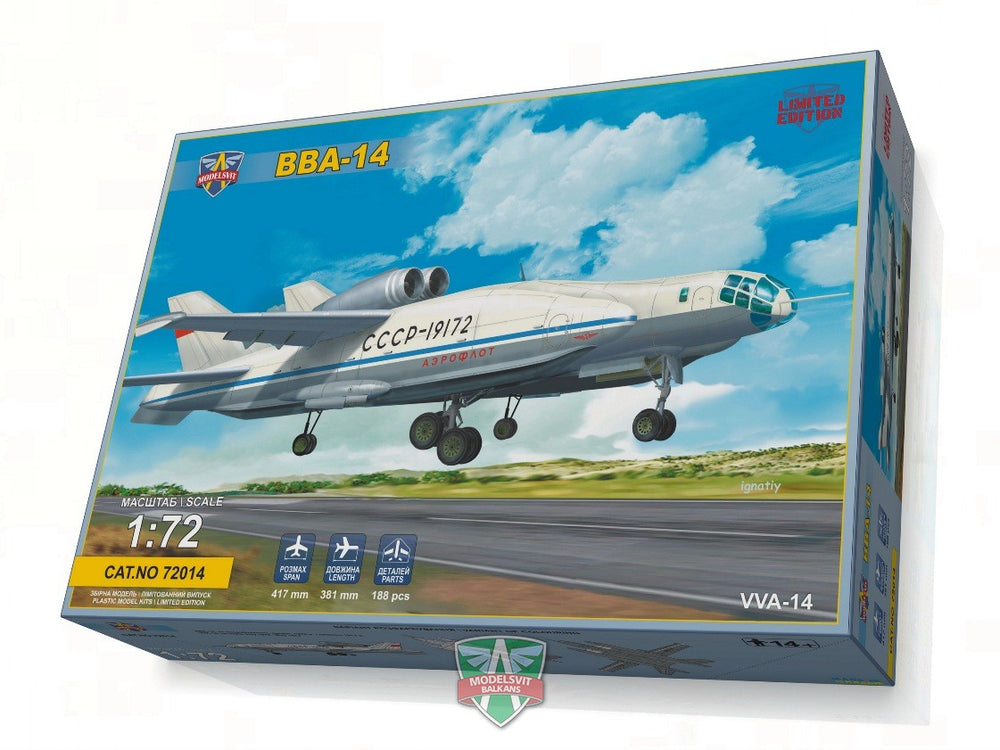 Modelsvit MSVIT72014 1:72 BBA-14 Soviet experimental hydroplane
