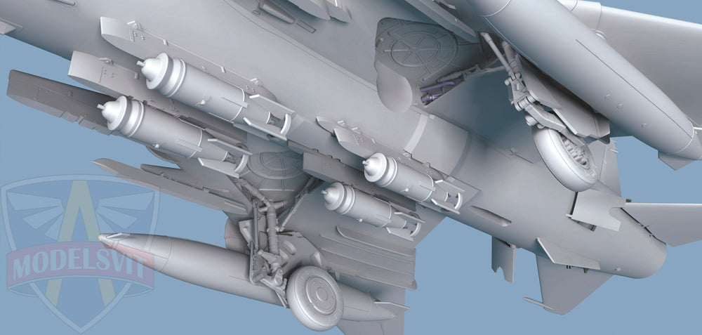 Modelsvit MSVIT72047 1:72 Sukhoi Su-17M3 advanced fighter-bomber photo plate