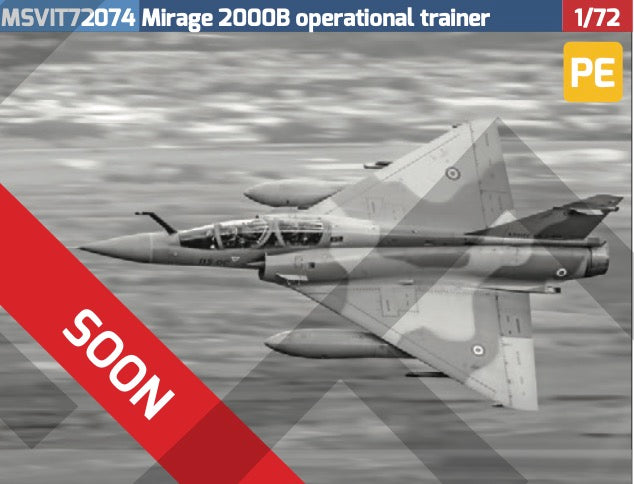 Modelsvit MSVIT72074 1:72 Dassault_Mirage 2000B