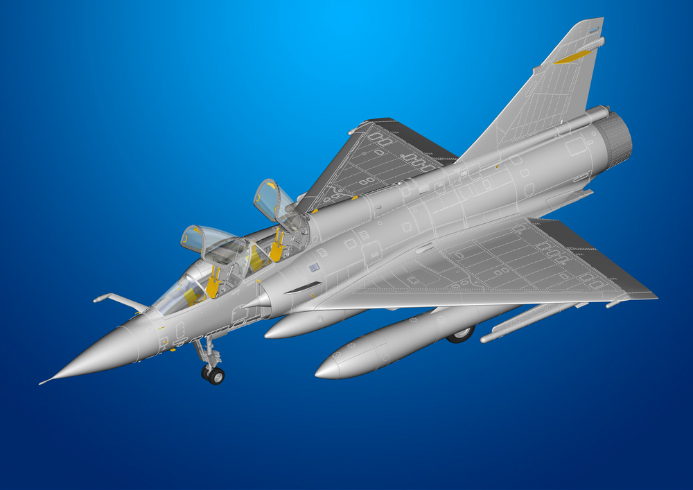 Modelsvit MSVIT72074 1:72 Dassault_Mirage 2000B