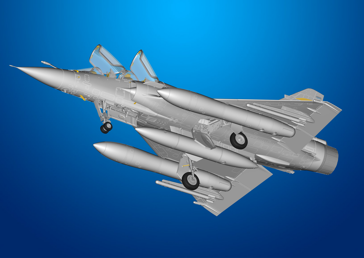 Modelsvit MSVIT72074 1:72 Dassault_Mirage 2000B