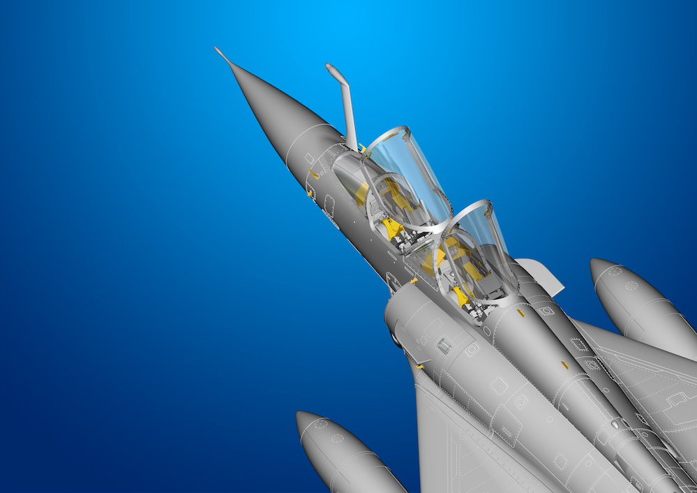 Modelsvit MSVIT72074 1:72 Dassault_Mirage 2000B