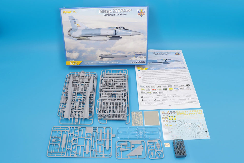 Modelsvit MSVIT72080 1:72 Dassault_Mirage 2000-5F jet fighter